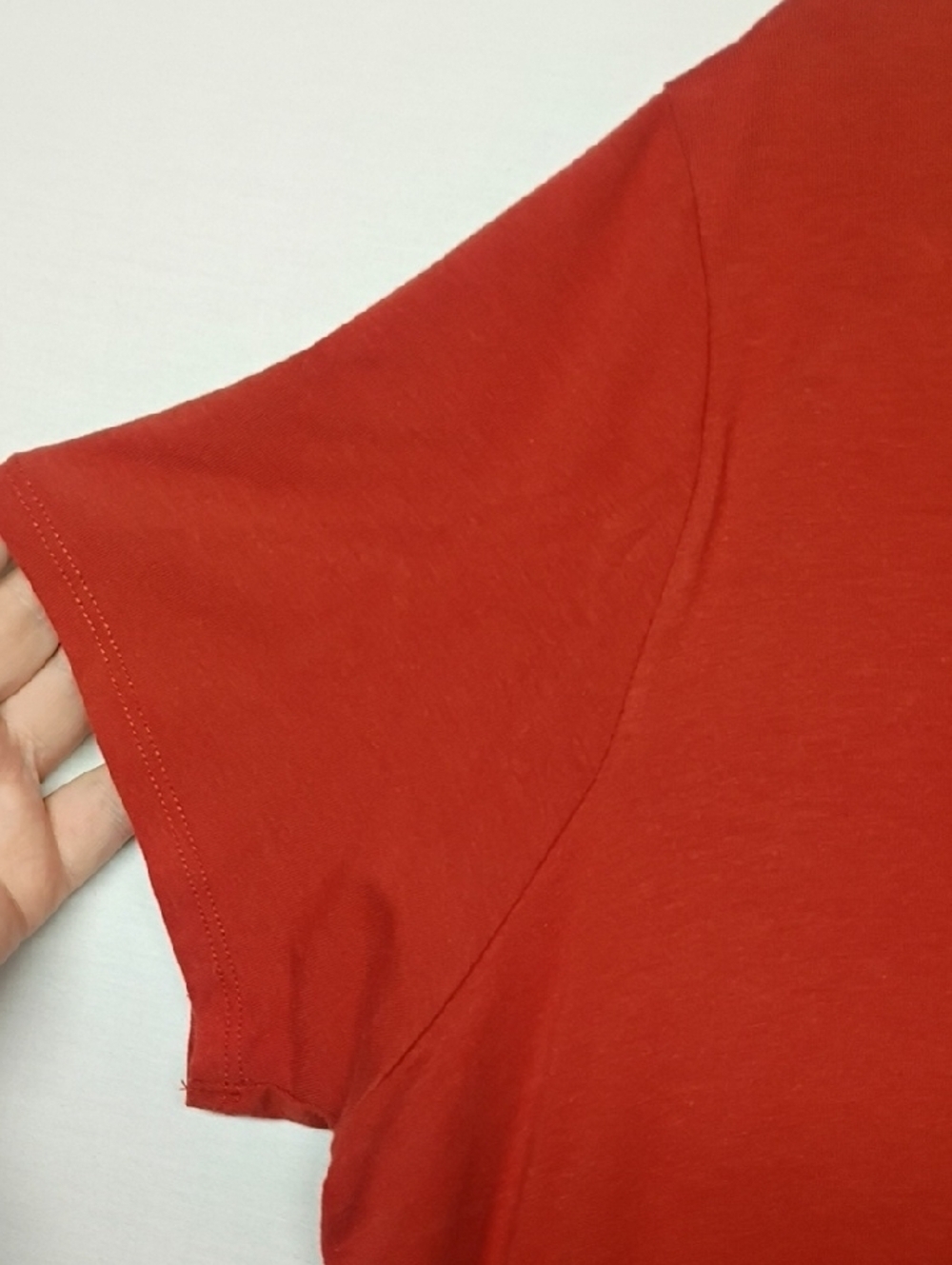 Tahari V-Neck Short Sleeve Tee - Picture 4 of 7